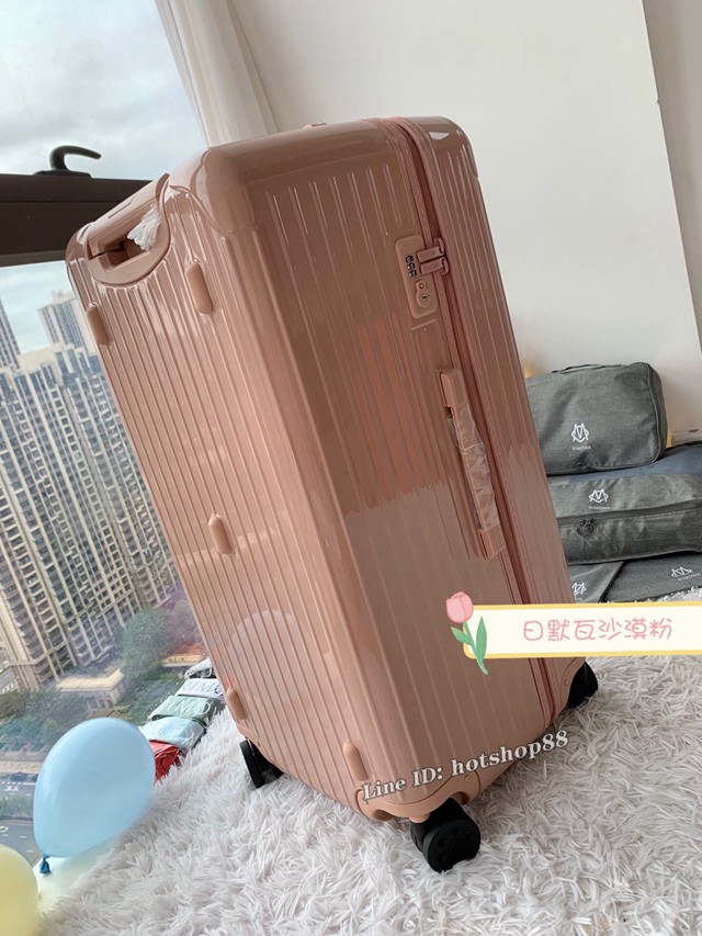 RIMOWA行李箱四輪拉杆箱 日默瓦Trunk方胖子運動版pc款TFBOYS易烊千璽代言彩色行李箱 gdx1539